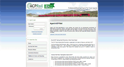 Desktop Screenshot of agent.acprail.com