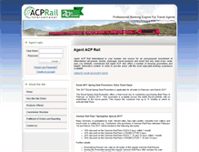 Tablet Screenshot of agent.acprail.com